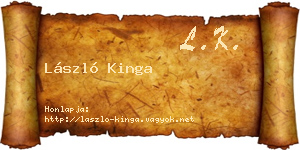 László Kinga névjegykártya